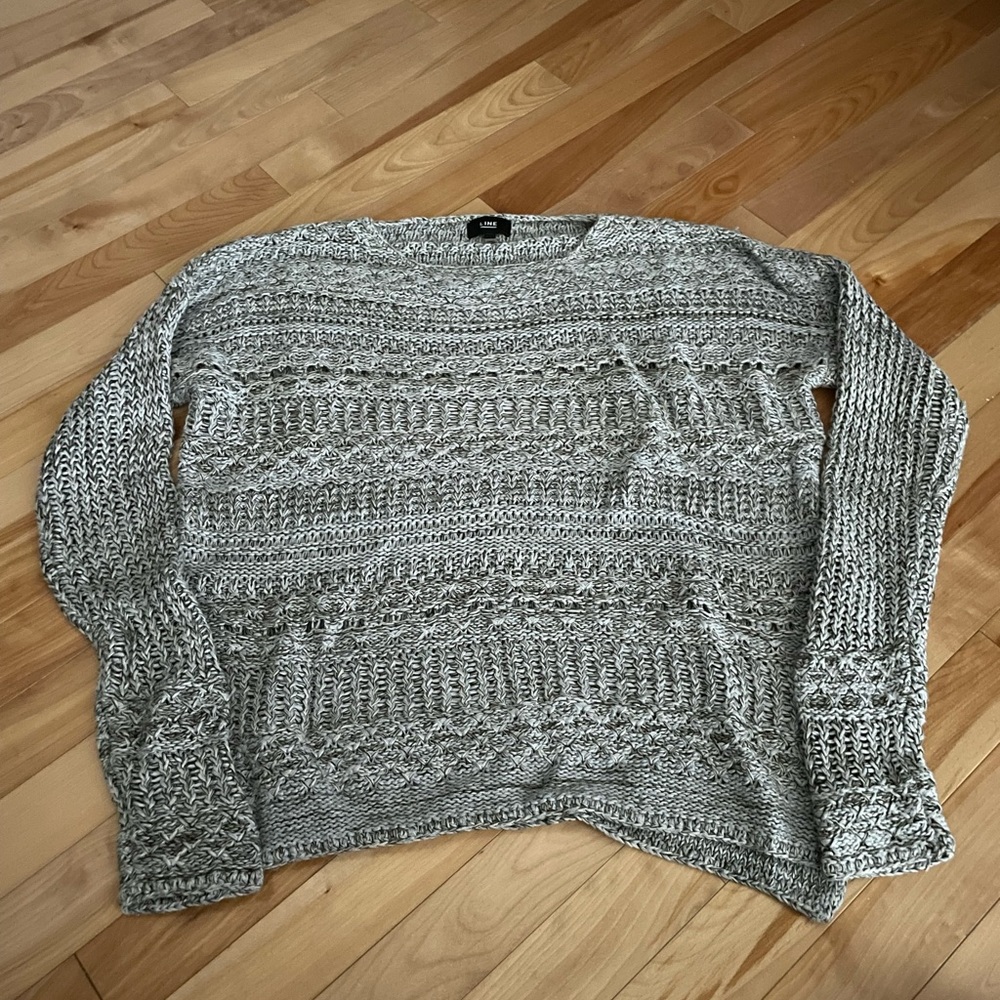 Blue and gray sweater size Xsmall